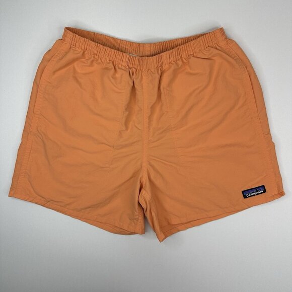 Patagonia Men's Orange Baggies Resortwear Swim Trunk Hybrid Short S/W26/L4.75